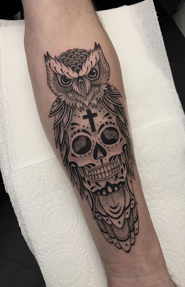 Top 12 Owl and Skull Tattoo Ideas  PetPress