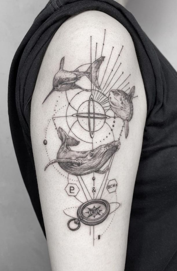 Ocean Animals Tattoo